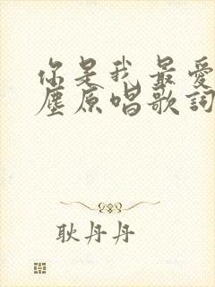 你是我最爱的红尘原唱歌词