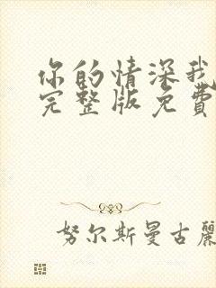 你的情深我不配完整版免费阅读