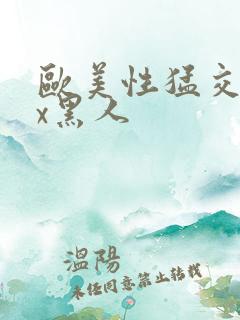 欧美性猛交xxx黑人