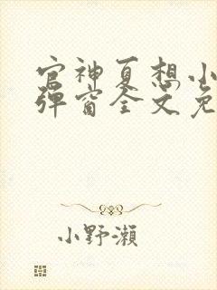 官神夏想小说无弹窗全文免费阅读