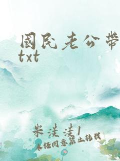 国民老公带回家txt