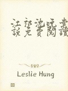 江祁沈晚棠的小说免费阅读