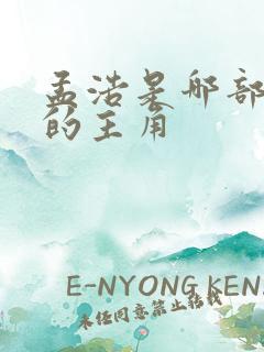 孟浩是哪部小说的主角