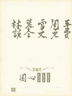 林慕雪周平的小说全文免费阅读