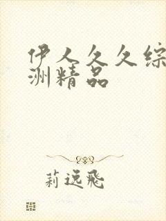 伊人久久综合亚洲精品