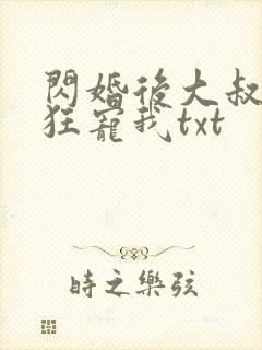闪婚后大叔每天狂宠我txt