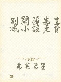 别闹薄先生无删减小说免费下载