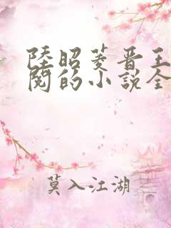 陆昭菱晋王周时阅的小说全文免费阅读无弹窗