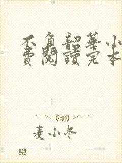 不负韶华小说免费阅读完本