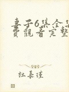 妻子6集全集免费观看完整版