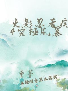 火影忍者疾风传4究极风暴