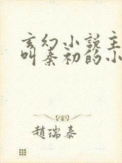 玄幻小说主人公叫秦初的小说