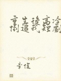 重生后高冷妻子倒追我短剧全集