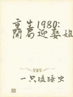 重生1980:开局迎娶姐姐闺蜜,听书