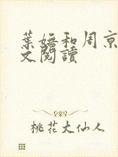 叶妩和周京淮全文阅读