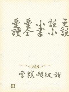 爱爱小说免费阅读全书小说乡村