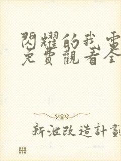 闪耀的我电视剧免费观看全集高清