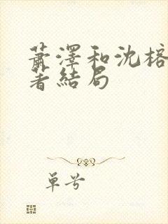 萧泽和沈榕宁原著结局