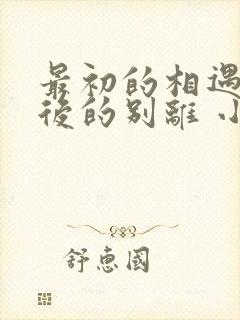 最初的相遇 最后的别离 小说