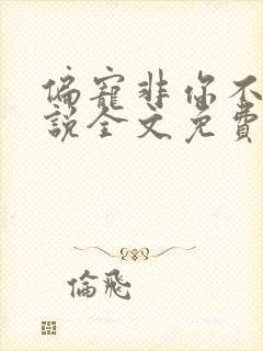 偏宠非你不乖小说全文免费阅读