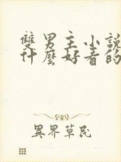 双男主小说都有什么好看的推荐古言