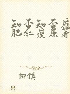 知否知否应是绿肥红瘦原著小说txt