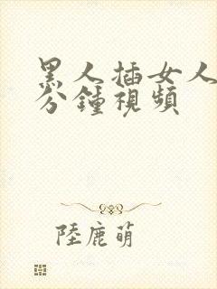 黑人插女人30分钟视频