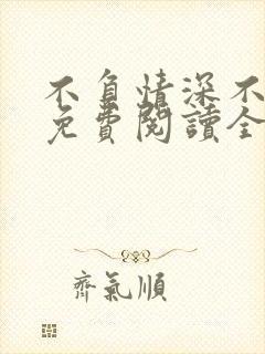 不负情深不负你免费阅读全文