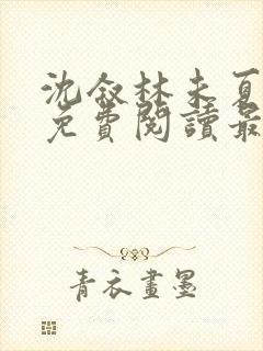 沈叙林未夏全文免费阅读最新章节