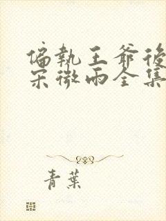 偏执王爷后悔了宋微雨全集阅读