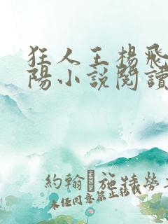 狂人王杨飞秦艳阳小说阅读