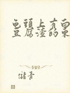 龟头上有白色的豆腐渣的东西