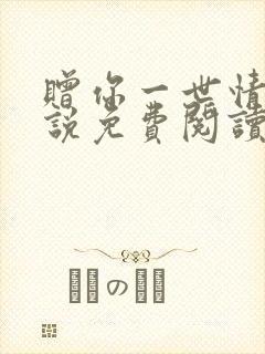 赠你一世情深小说免费阅读