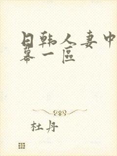 日韩人妻中文字幕一区