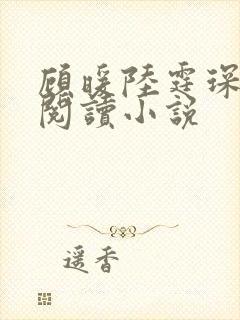 顾暖陆霆琛免费阅读小说