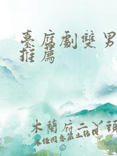 台腐剧双男主剧推荐