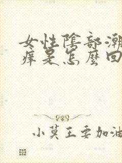 女性阴部潮湿瘙痒是怎么回事