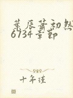 叶辰萧初然最新6734章节