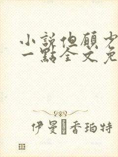 小说但愿少爱你一点全文免费阅读