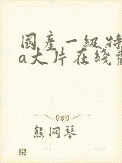 国产一级特黄aa大片在线观看