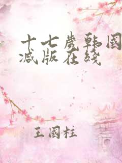 十七岁韩国未删减版在线