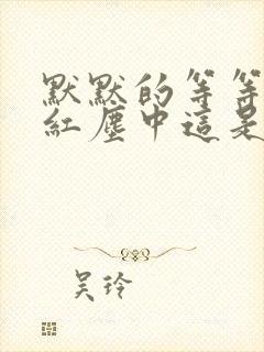 默默的等等你在红尘中这是什么歌