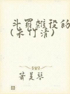 斗罗杂役的崛起(朱竹清)