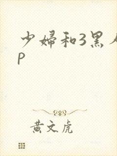少妇和3黑人4p