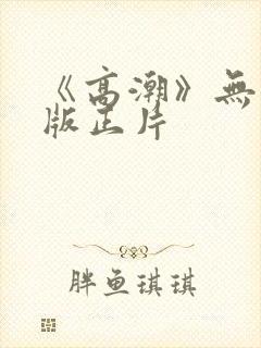 《高潮》无删减版正片