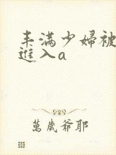 丰满少妇被猛烈进入a