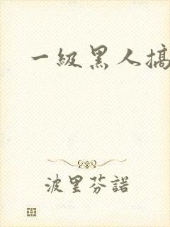 一级黑人搞少妇