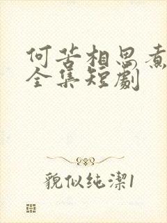 何苦相思煮余年全集短剧