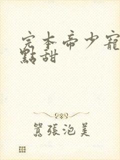 完本帝少宠妻有点甜