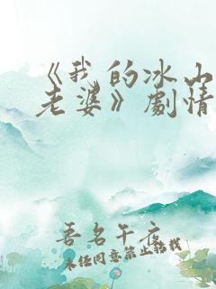 《我的冰山总裁老婆》剧情